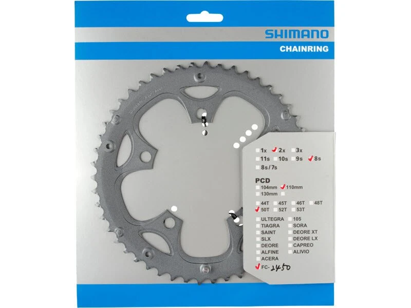 Shimano FC-2450 Claris Kettenblätter 1 Shimano FC-2450 Claris Kettenblätter