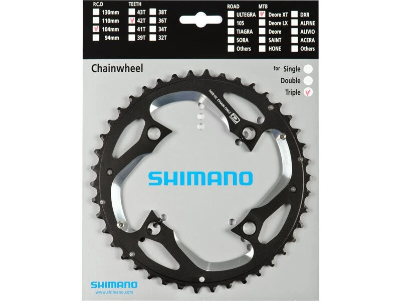 Shimano FC-M770/M771/780 Kettenblätter 10-fach 2 Shimano FC-M770/M771/780 Kettenblätter 10-fach – Bild 2
