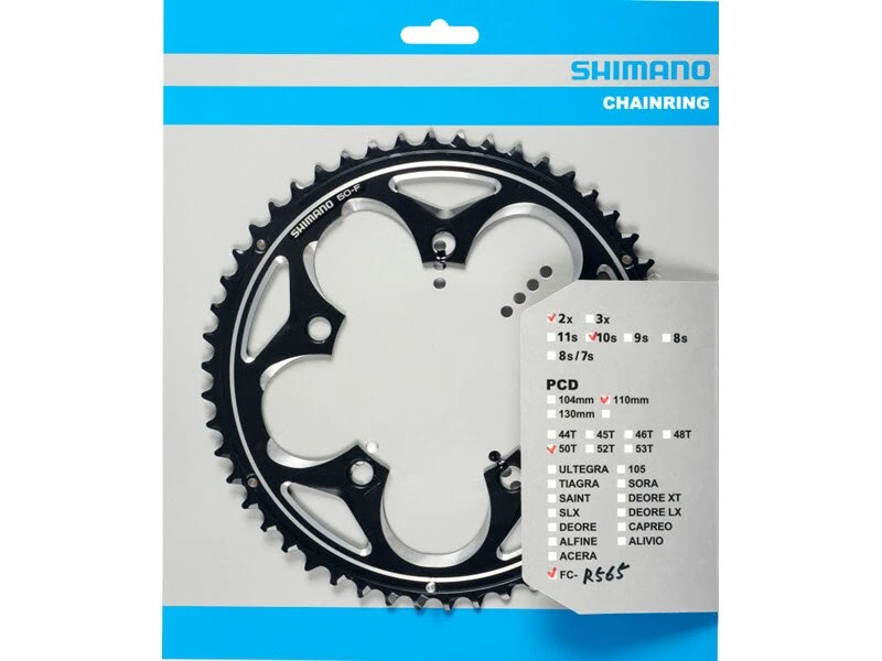 Shimano Kettenblätter FC-R565 10-fach 2 Shimano Kettenblätter FC-R565 10-fach – Bild 2